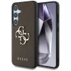 Etui Guess Grained Big 4G Logo Small     Classic Logo do Samsung Galaxy S25 brązowy